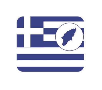 Mousepad Fahne Flagge Rhodos Mauspad