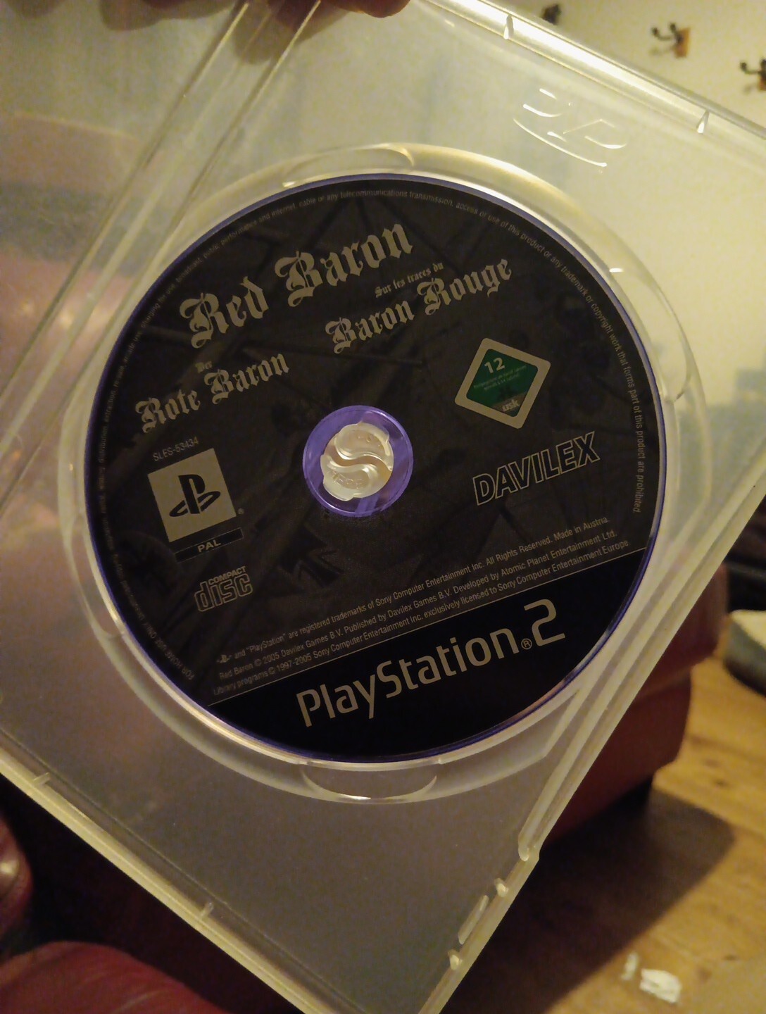 PS2 RED BARON Sony Playstation 2 Game Sony PS2 Disc Only