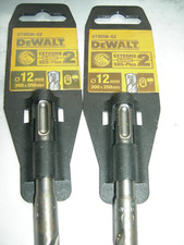 dewalt elu extreme sds 12mm x350 x2 punta trapano d25013 d25123 d25323 dch253 dch254