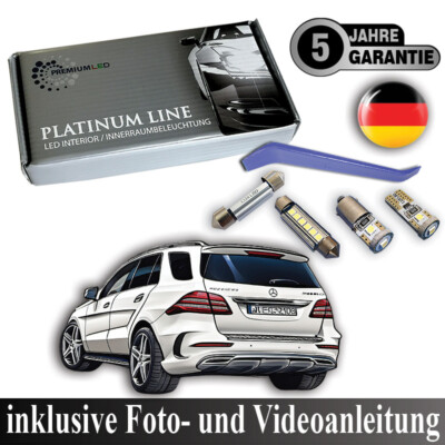 LED Innenraumbeleuchtung Mercedes W166 ML GLE Innenlicht Set 18 SMD GLS GLA