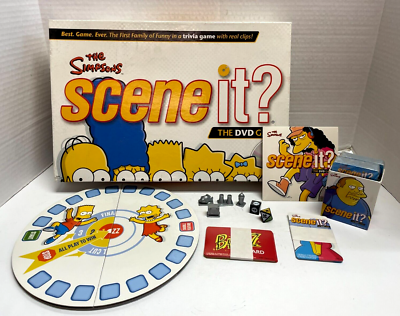 The Simpsons Scene It? DVD Game COMPLETE in Box Mattel 2009 | eBay