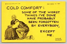 Pot Shots Humor Postcard Ashleigh Brilliant #1587 Cold Comfort Some Of The Worst