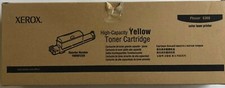 Genuine Xerox Phaser 6360 High-Capacity Yellow Toner Cartridge 106R01220