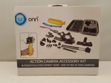 onn Action Camera Accessory Kit for GoPro Hero & Others | 16 Pieces | ONA18CA003