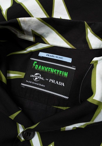 Camicia uomo Prada Bowling Frankenstein taglia M, S1244 - Foto 5 di 7