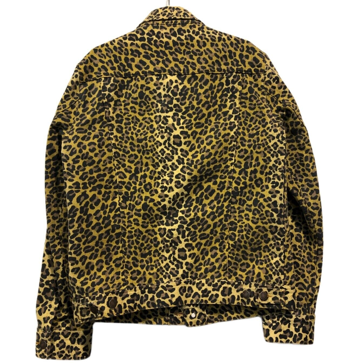 Supreme 2015 Leopard Denim Jacket Yellow Size Small S | eBay 