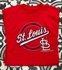 St. Louis Cardinals Vintage 80s Single Stitch MLB Baseball Tshirt XSmall
