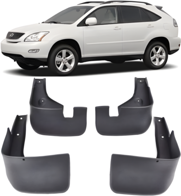 Genuine Full Set Splash Guards Mud Flaps FOR 2003-2008 Lexus RX