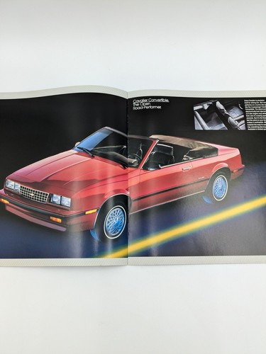 Original 1984 Chevrolet Cavalier Chevy Dealer Sales Brochure Booklet - Picture 5 of 12