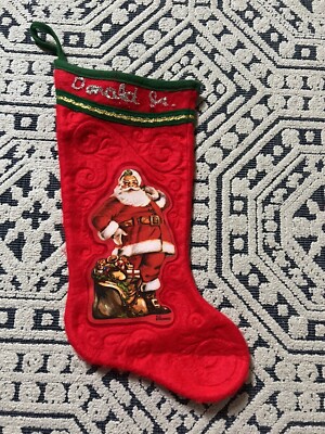 Unbranded Donald Jr. Santa Claus Presents Toys Felt Christmas Stocking 
