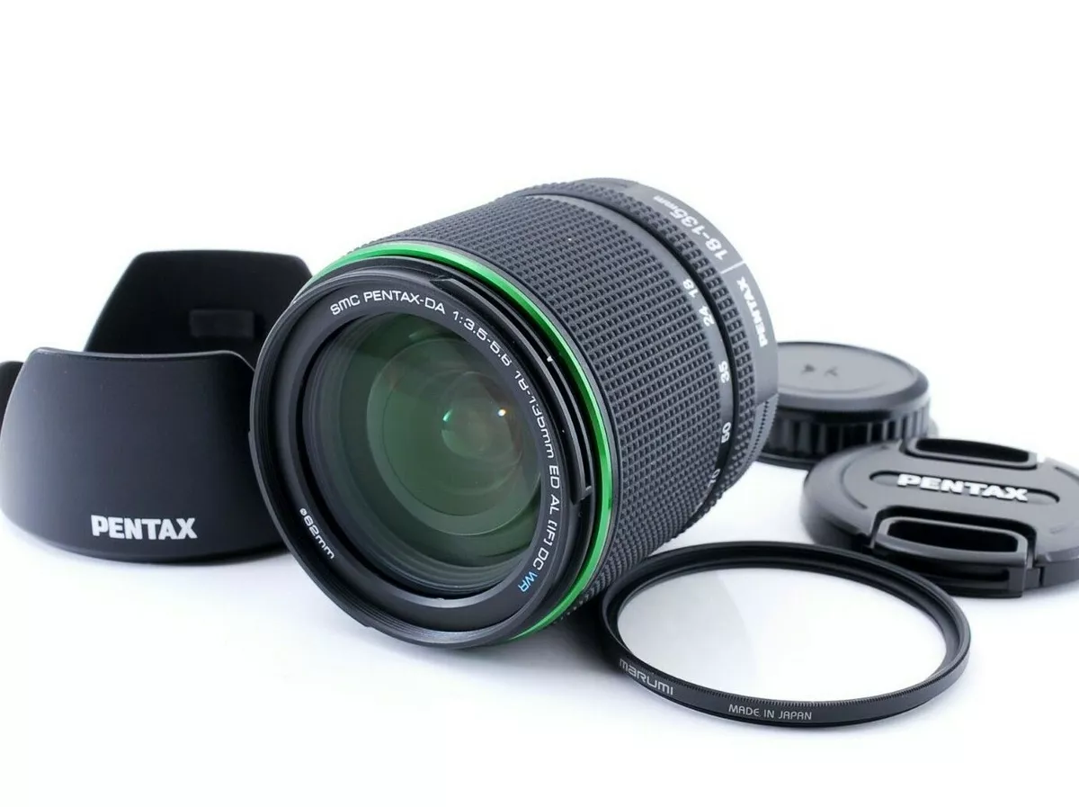 *Mint* SMC Pentax-DA 18-135mm f3.5-5.6 ED AL DC WR Lens w/ Hood from JAPAN  #LP12