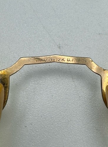 Vintage Heart Shaped Wire Rim Glasses 1/10 12K Gold Filled - Picture 11 of 16