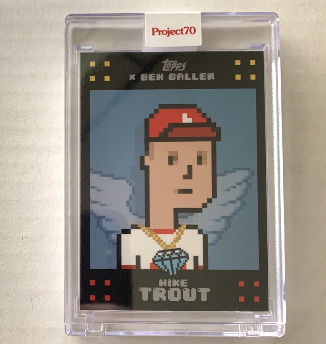 Topps Project 70 Card 930 - Mike Trout by Ben Baller Crypto punk Angels MLB  | eBay