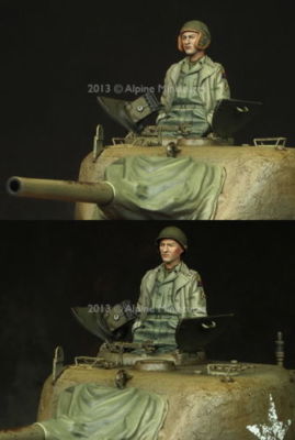 ALPINE MINIATURES 35155, 3rd Armored Div. ''Speerspitze'' #2, Maßstab 1:35