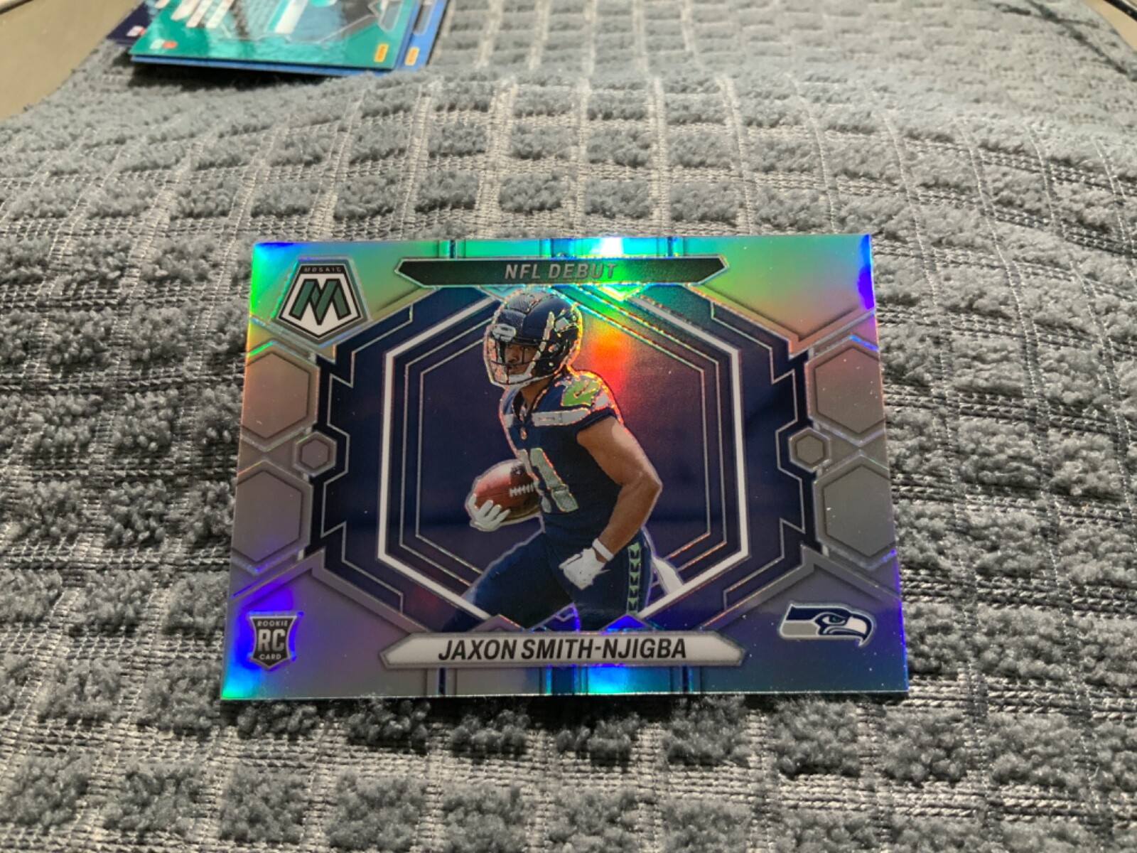2023 PANINI MOSAIC FOOTBALL NFL DEBUT SILVER ND-12 JAXON SMITH NJIGBA