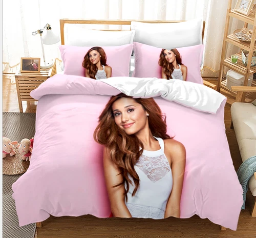 Juego de cama Ariana Grande funda nórdica sexy niña funda edredón individual doble king - Imagen 9 de 21