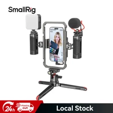 SmallRig Smartphone Video Microphone Kit LED Light w/Tripod Stand fr iPhone