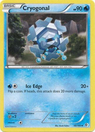 Cryogonal 46/149 - Pokemon Boundaries Crossed Uncommon Card