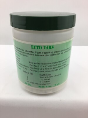500pc Ecto Tabs Organically Based Beneficial Mycorrhizal Fungi for Trees Shrubs