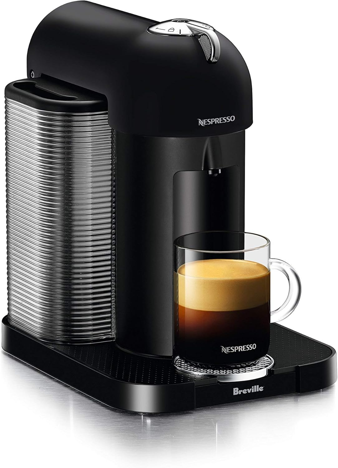 Nespresso Vertuo Coffee and Espresso Maker by Breville, Matte Black