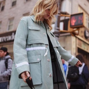 hunter green rain jacket