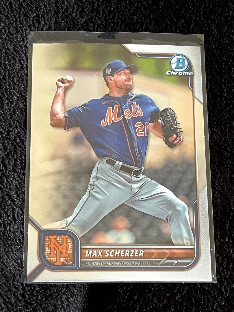 2022 BOWMAN CHROME MAX SCHERZER METS | eBay