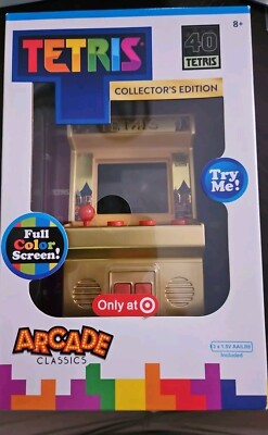 Tetris 40 Collector s Edition Gold Arcade Classics Basic Fun! NIB