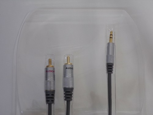 Cinch RCA Kabel, schwarz, Klinke 3,5 mm, Neu, 1,50 m lang, SV140 - Picture 9 of 12