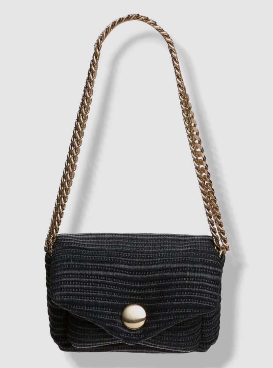 $1795 Proenza Schouler Women's Black Small PS Harris Quilted