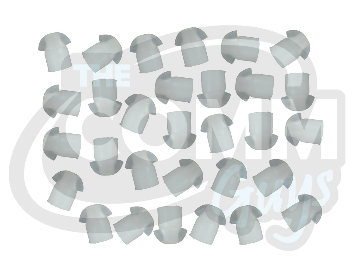 LOT OF 30 EARBUDS FOR RADIO EARPIECE RUBBER MUSHROOM EARTIP EAR