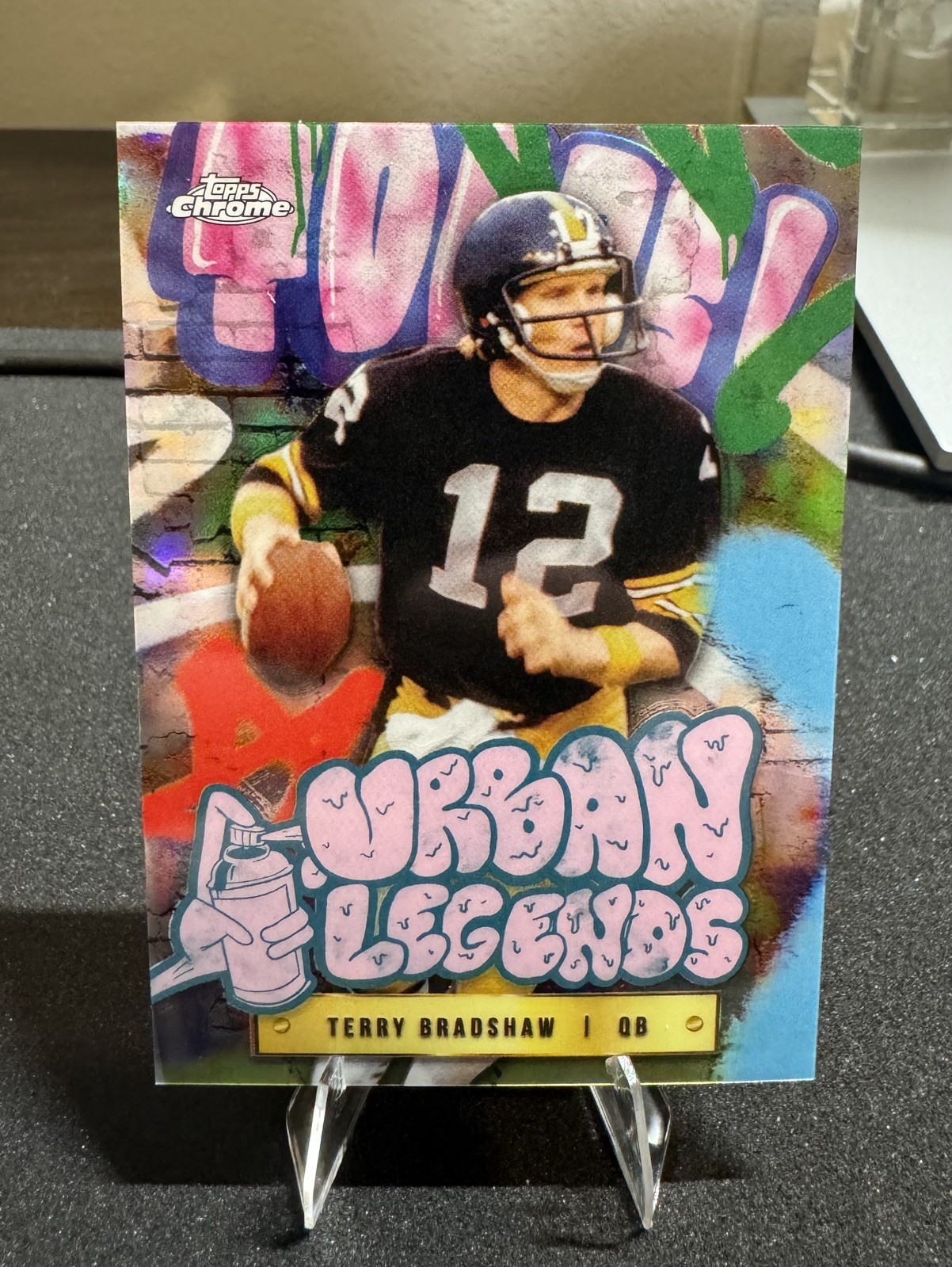 2024 Topps Chrome Football TERRY BRADSHAW #UL-17 Urban Legends SP Case Hit