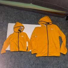 North Face Teen Glacier Full-zip Hooded Summit Gold Fleece Jacket choose Size