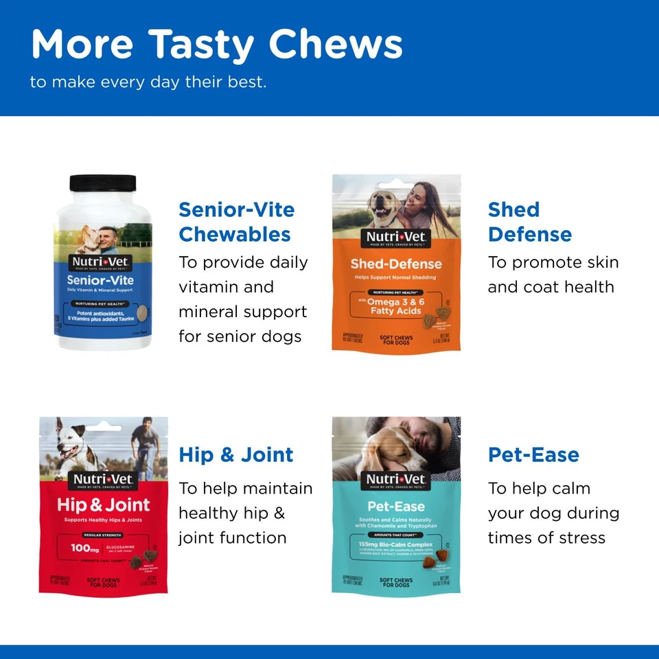Nutri-Vet Multi-Vite Chewables for Dogs | Formulated with Vitamins & Minerals to - Image 4 of 4