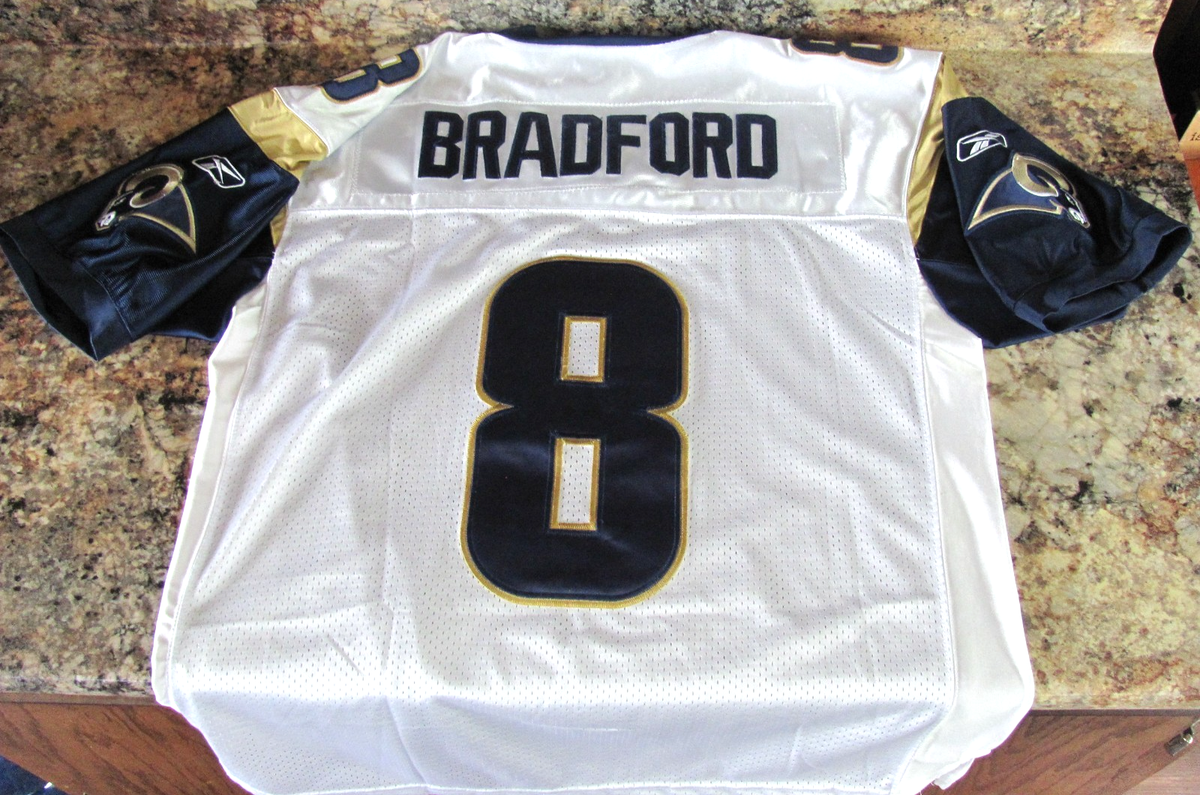 Size 50 (Lg) Los Angeles Rams Sam Bradford Reebok NFL Football