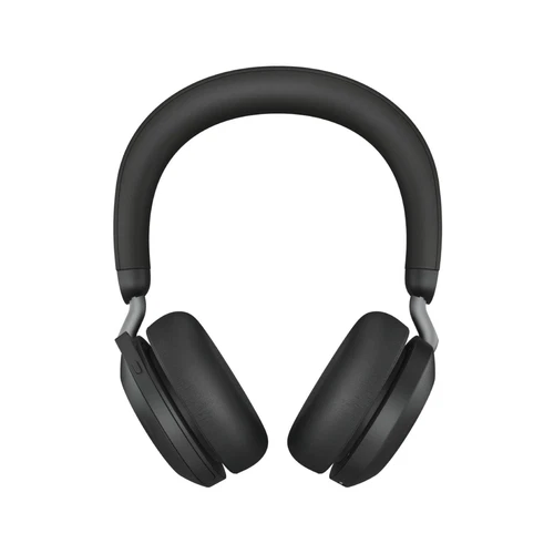 Jabra Evolve2 75 USB-A MS Headset Wireless Bluetooth Charging Stand Black