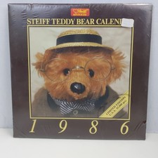 Steiff Teddy Bear Calendar 1986 Limited Edition Sealed 15,000 USAVintage