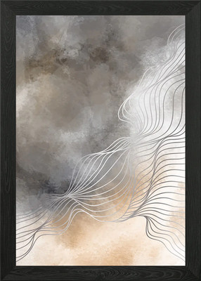 Abstract Line Drawing Framed Wall Art Poster Canvas Print Picture