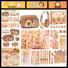 Kawaii 93 Pcs School Supplies Set Cute Stationery, Headphones, Pencil Case M
