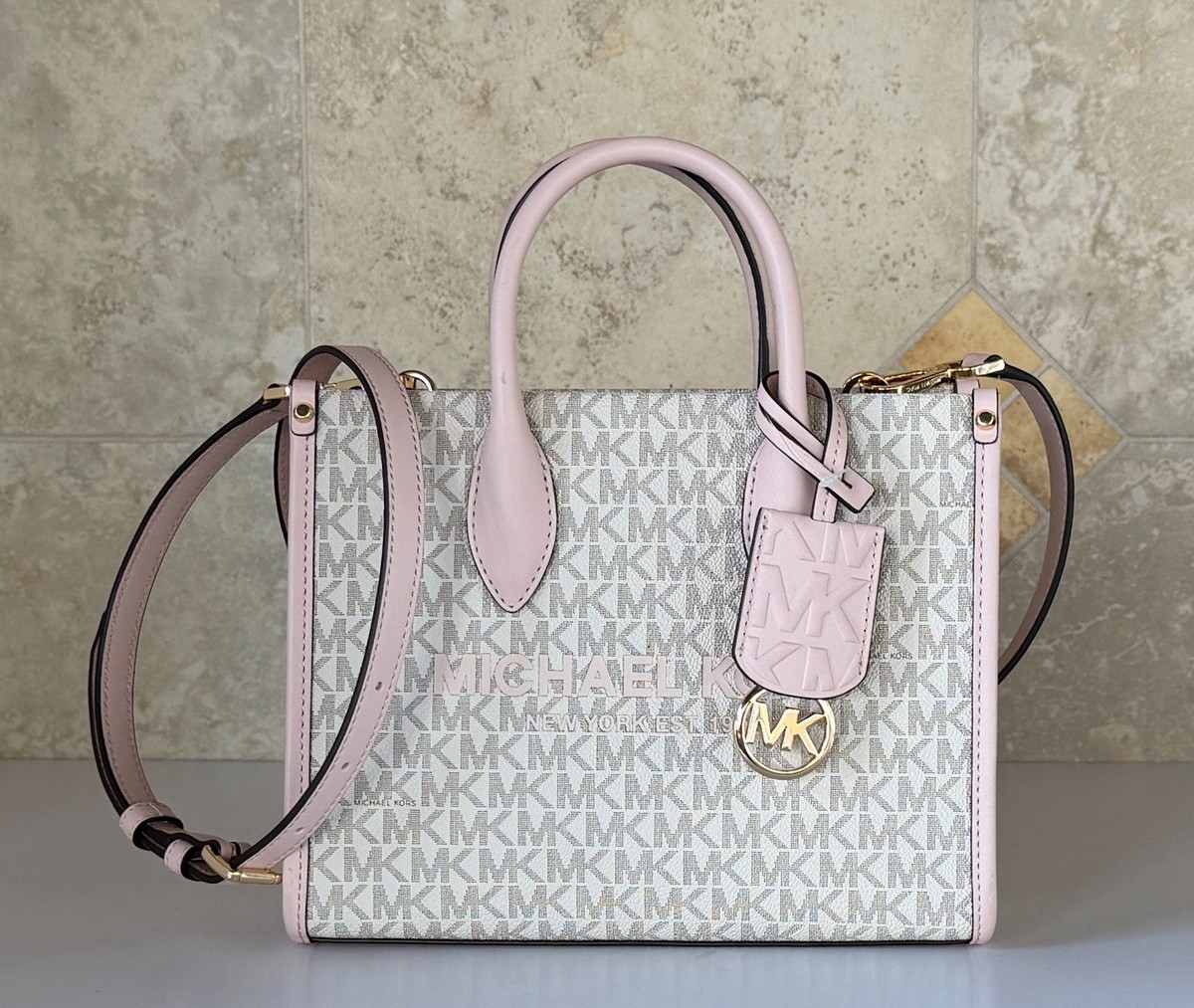 Michael Kors Mirella Small Shopper Tote Satchel Shoulder Bag MK