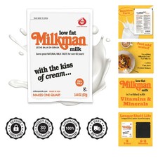 Portable Low-Fat Milk Powder Packets - Classi...