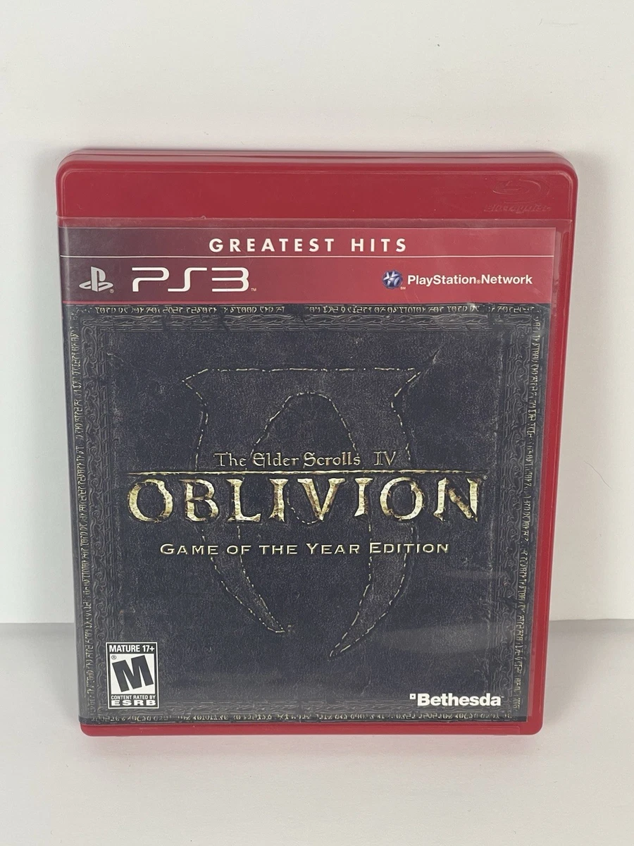 The Elder Scrolls IV Oblivion - PS3 - Version Française Complète Avec Boîte, Manuel Et Carte
