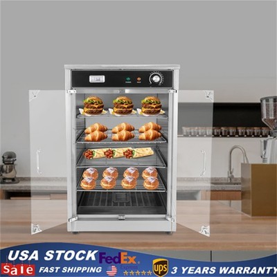 600 W Food Warmer Electric Food Warmer Countertop Heated Holding Cabinet 30-85°C