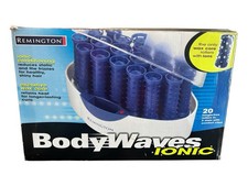 Remington Body Waves H1080i Ionic Hot Rollers 20 Hair Curlers with Clips JN1