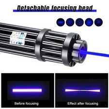450nm Blue Laser Pointer Pen Light Astronomy Beam Rechargeable Lazer US STOCK