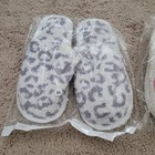 Set Of 2 Women's Slippers- Leopard Print & Smile Face (Size 40-41) - Brand New! — photo 3