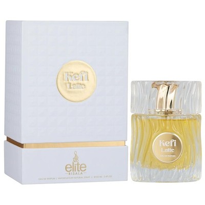 Risala Elite Kefi Latte EDP   Unisex, Warm, Gourmand Fragrance, 3.4 fl oz