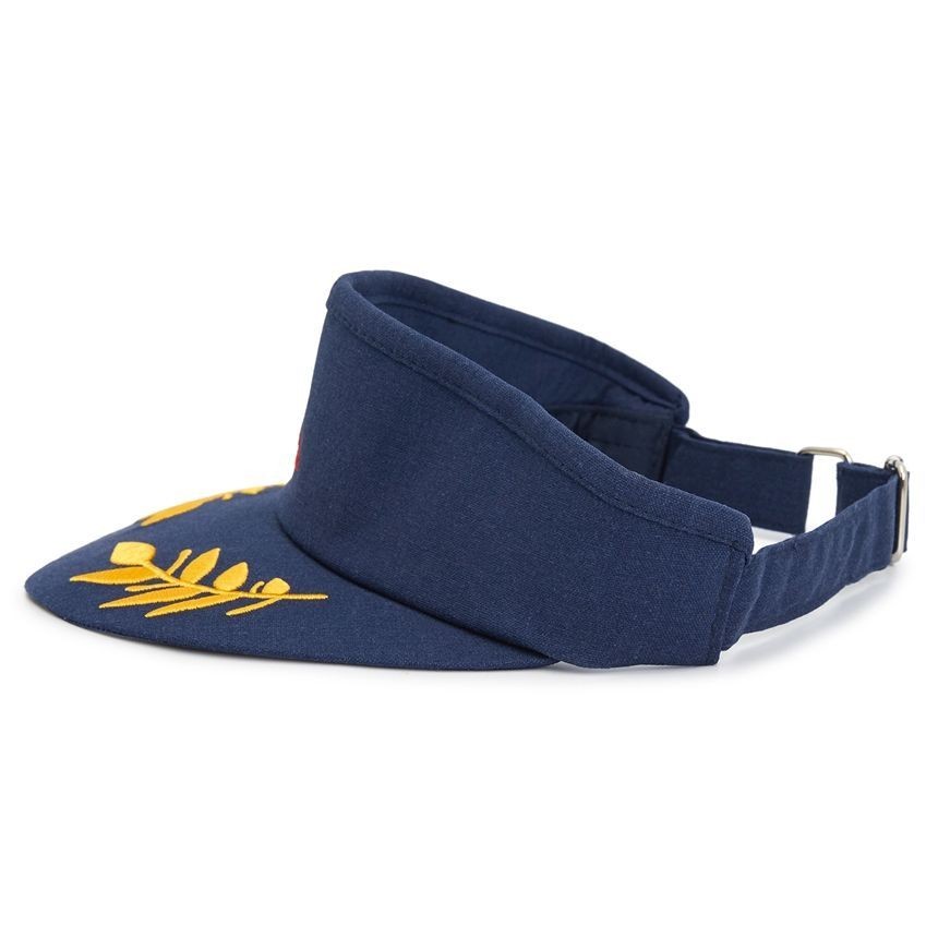 Malbon Golf Golf Sun Cap Hat M 7530 NVY 46620529 image 4