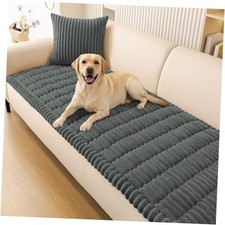 Couch Cover for Dogs, Non Slip Washable Sofa Protector for 27.6"x59" Dark Grey