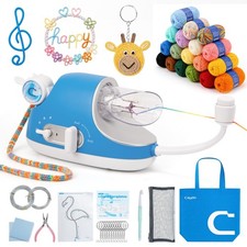 Automatic i Cord Knitting Machine Kit Electric iCord Maker with Yarn Templates