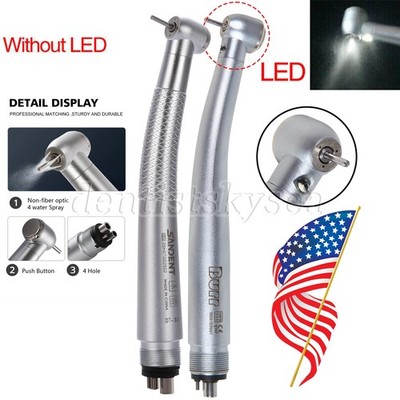 KAV Style SANDENT Fiber Optic LED E-generator High Speed Handpiece 4H 4Spray UDM